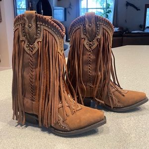 Women’s 7.5 Rocklin Country Fringe Boots